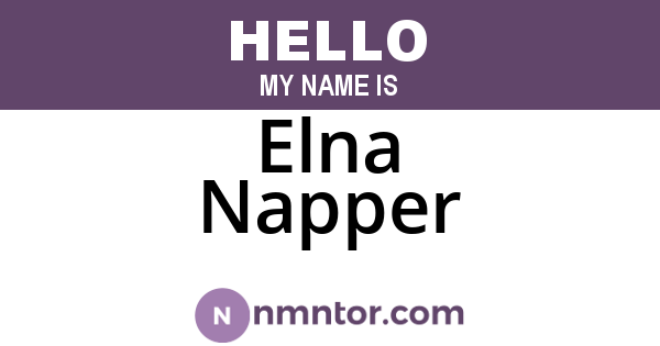 Elna Napper
