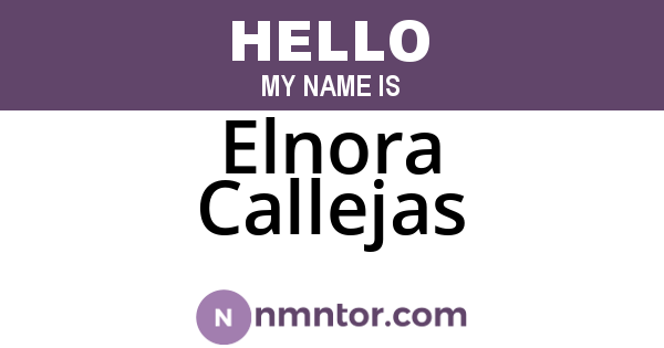 Elnora Callejas