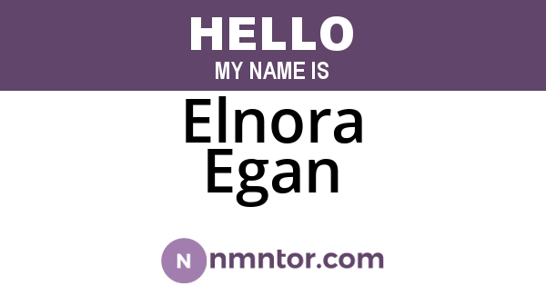 Elnora Egan