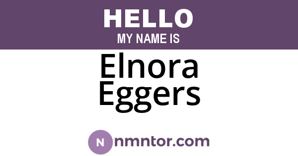 Elnora Eggers