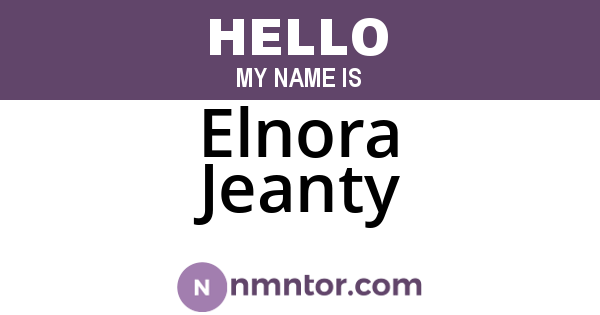 Elnora Jeanty