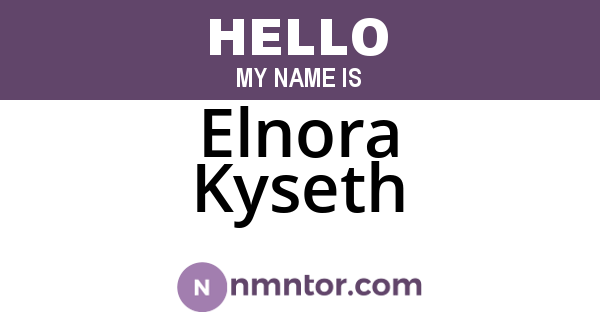 Elnora Kyseth