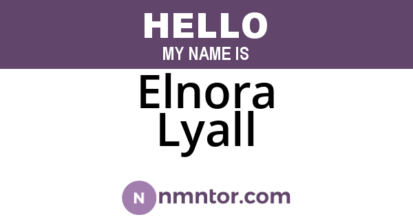 Elnora Lyall