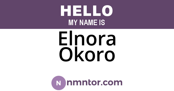 Elnora Okoro