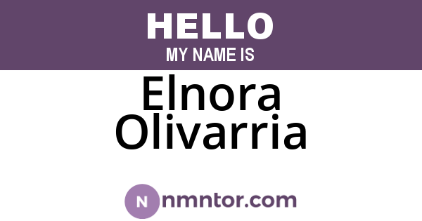 Elnora Olivarria