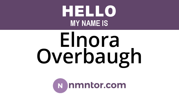 Elnora Overbaugh