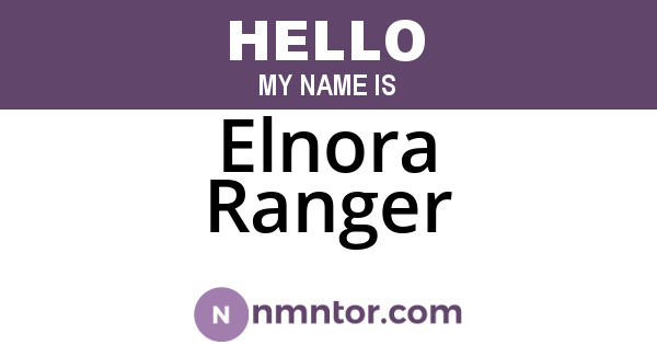 Elnora Ranger