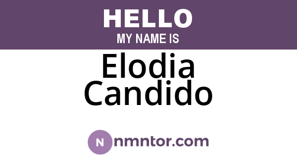 Elodia Candido