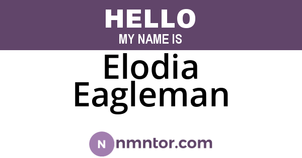 Elodia Eagleman