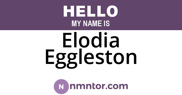 Elodia Eggleston
