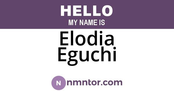 Elodia Eguchi