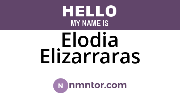 Elodia Elizarraras