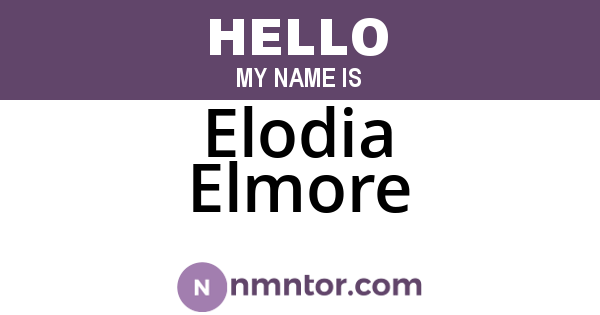 Elodia Elmore