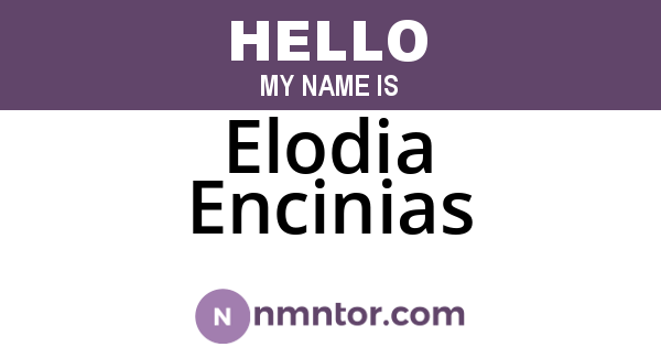 Elodia Encinias
