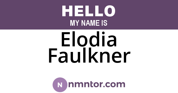 Elodia Faulkner
