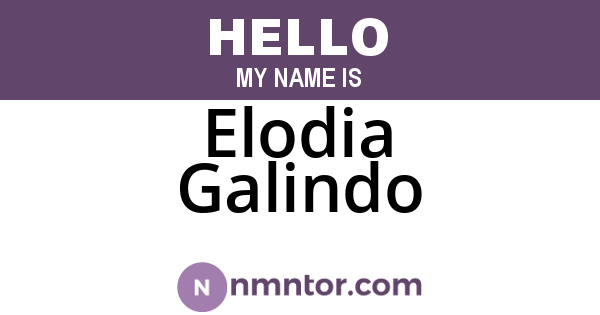Elodia Galindo