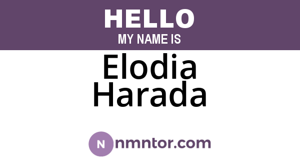 Elodia Harada