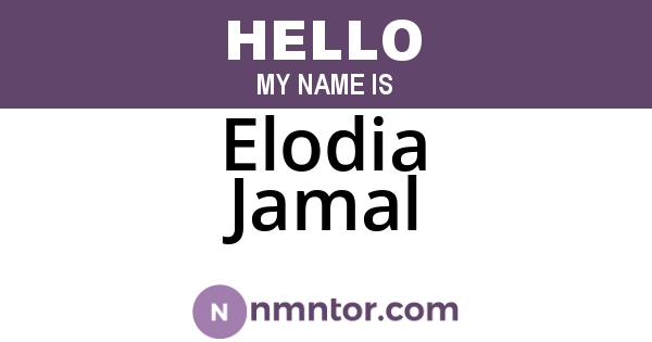 Elodia Jamal