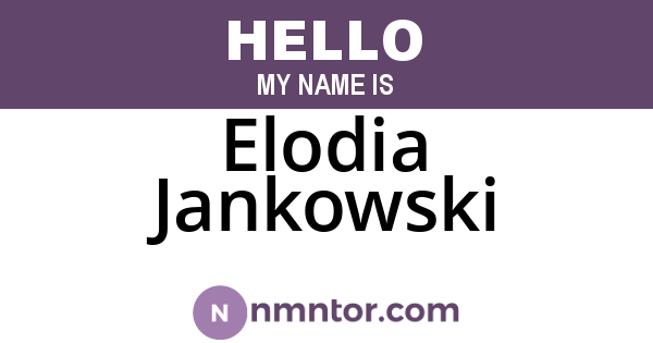 Elodia Jankowski