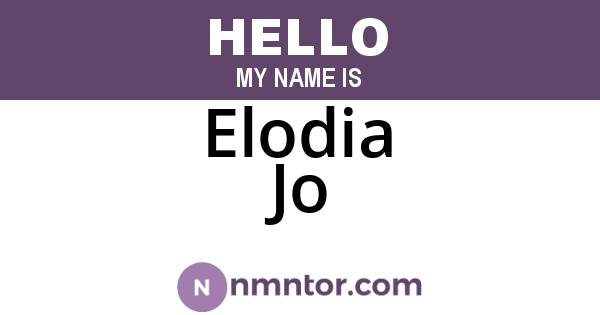 Elodia Jo