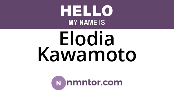 Elodia Kawamoto