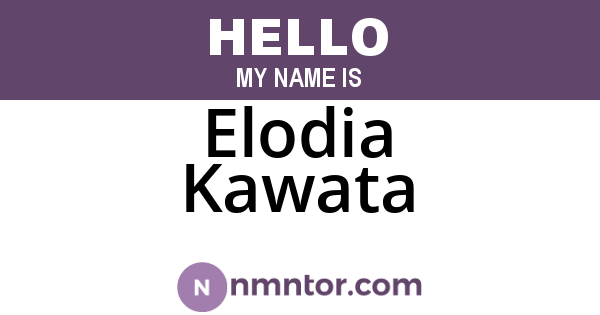 Elodia Kawata