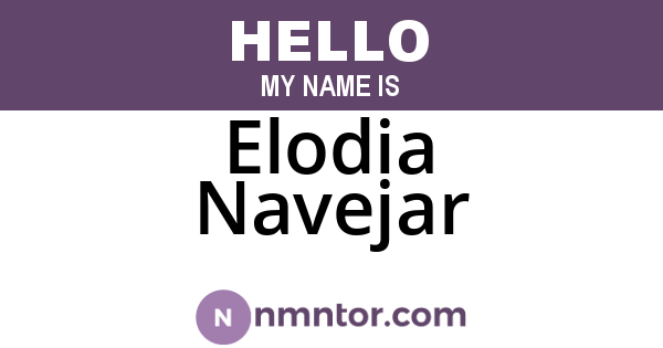 Elodia Navejar