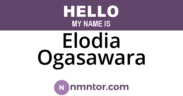 Elodia Ogasawara