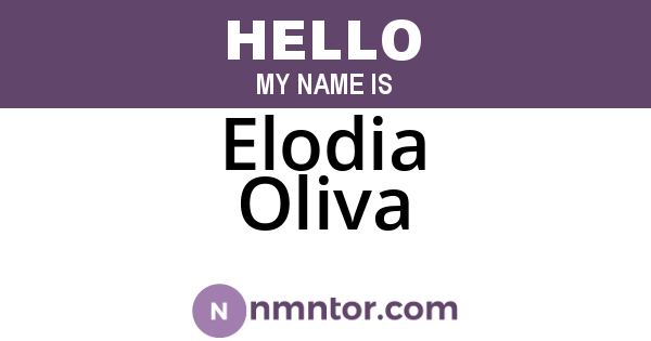 Elodia Oliva