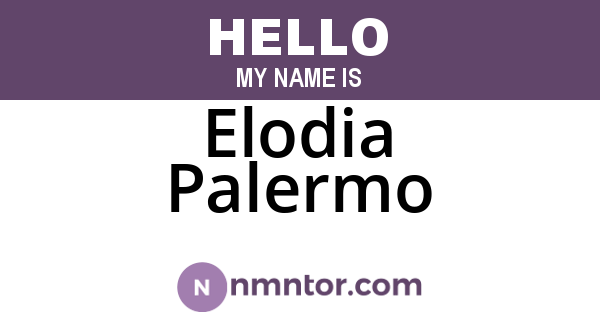 Elodia Palermo