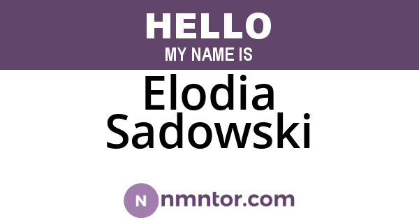 Elodia Sadowski