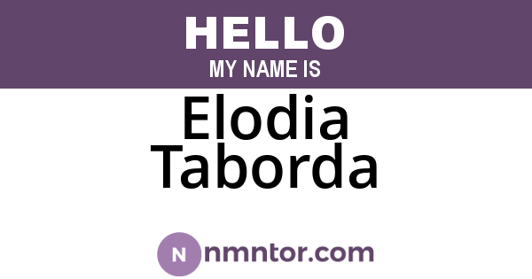 Elodia Taborda