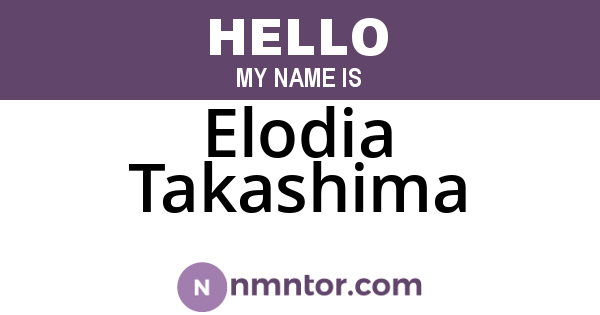 Elodia Takashima