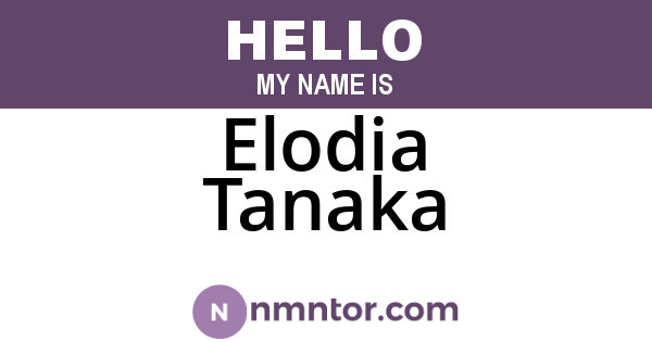 Elodia Tanaka