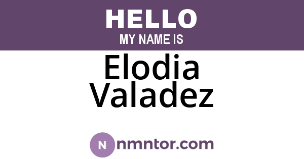 Elodia Valadez