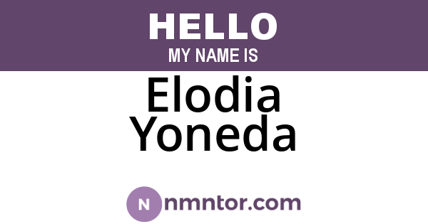 Elodia Yoneda