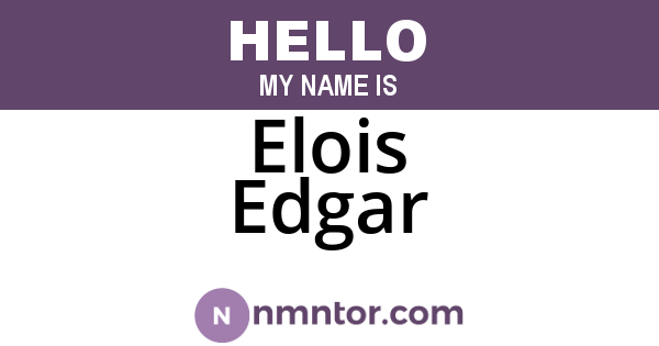 Elois Edgar