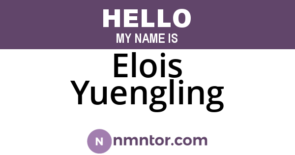 Elois Yuengling