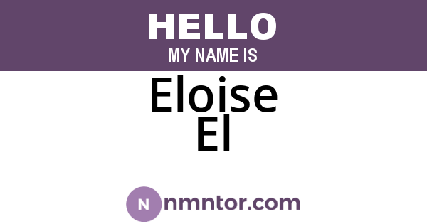 Eloise El