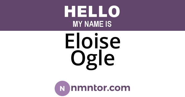 Eloise Ogle