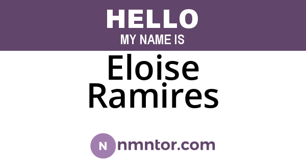 Eloise Ramires