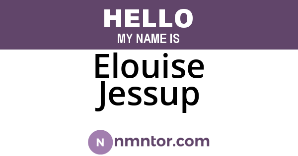 Elouise Jessup