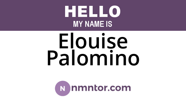 Elouise Palomino