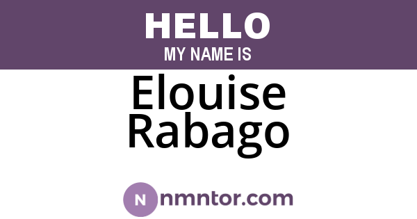 Elouise Rabago