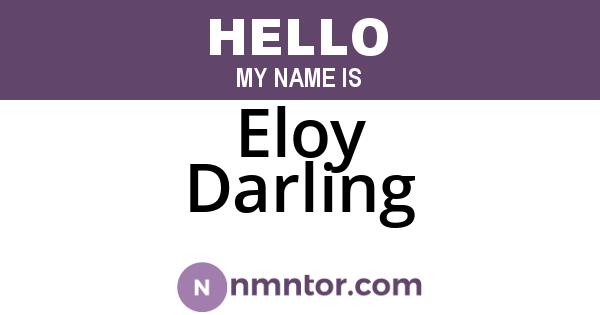 Eloy Darling