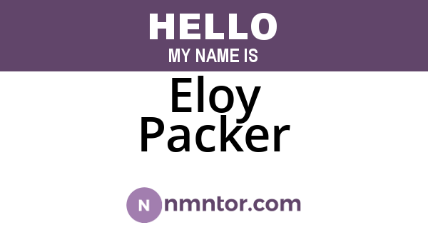 Eloy Packer