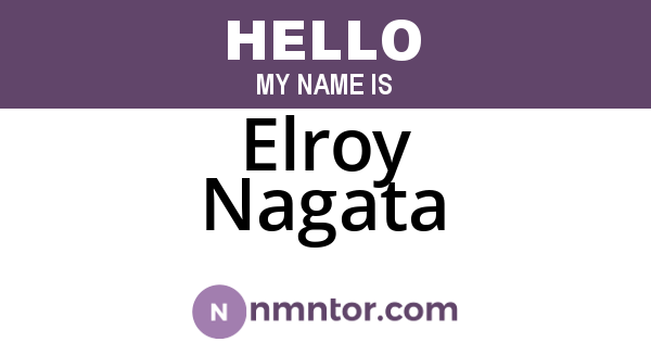 Elroy Nagata