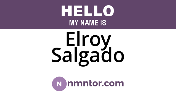 Elroy Salgado