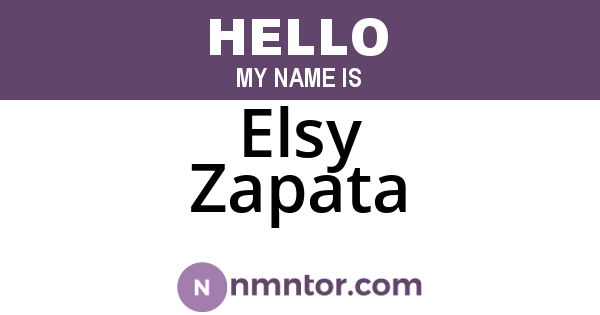 Elsy Zapata