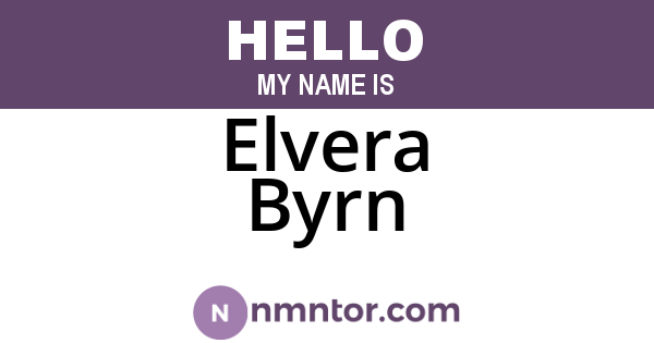 Elvera Byrn